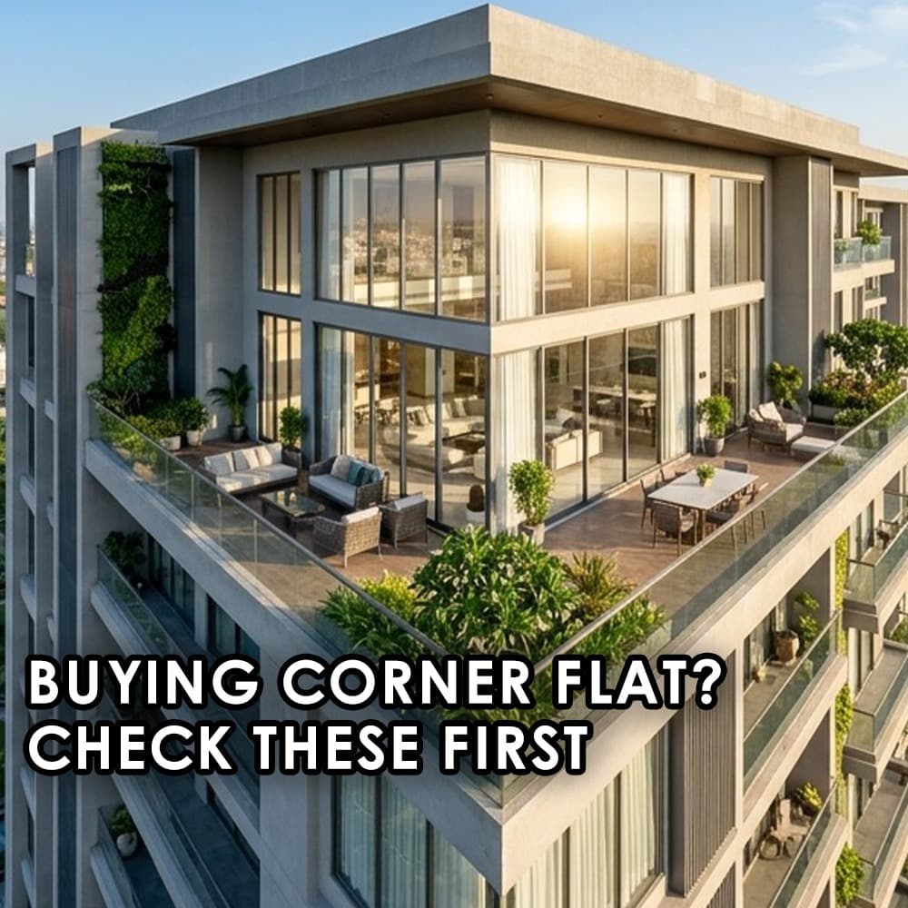 Things Every Buyer Should Quietly Check Before Booking a Corner Flat - Feature image