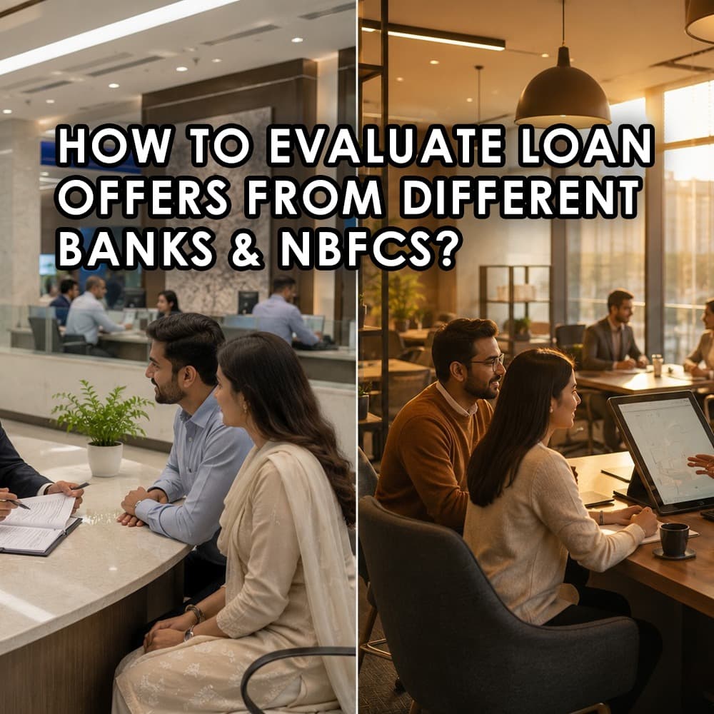 How to Evaluate Loan Offers from Different Banks & NBFCs - Feature image