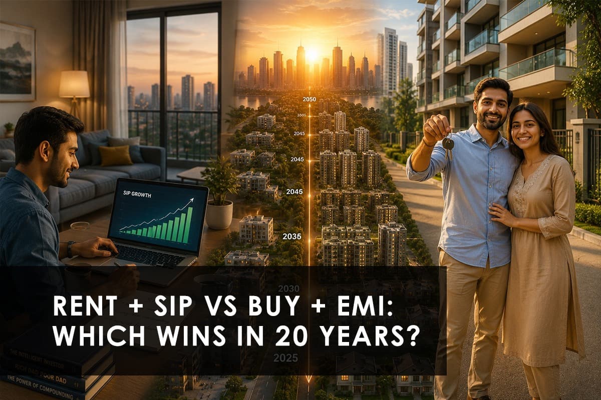 Rent + SIP vs Buy + EMI: Which Wins in 20 Years? - Thumbnail image