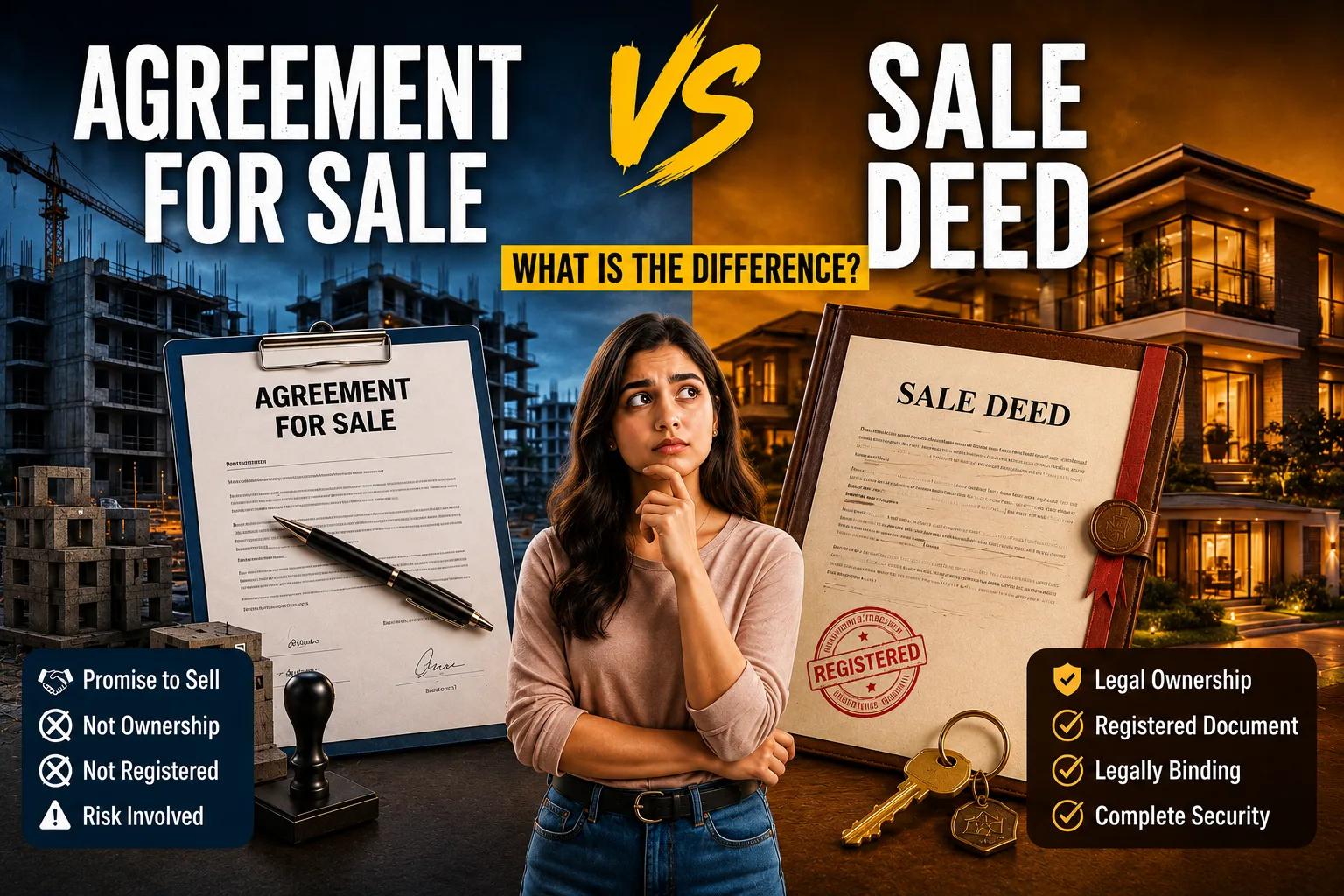 Agreement for Sale vs. Sale Deed: Key Property Differences