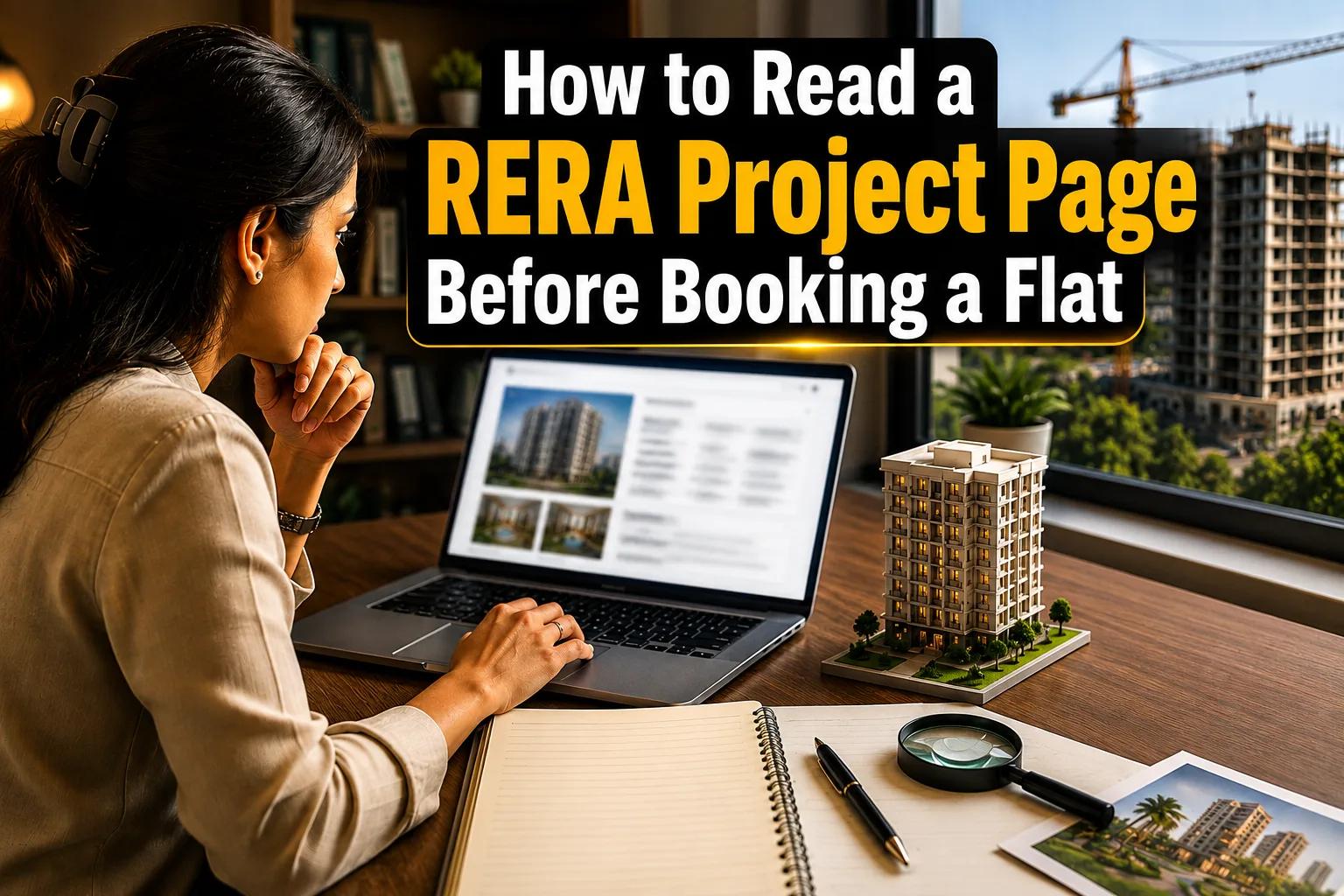 How to Read a RERA Project Page Before Booking | Complete Guide
