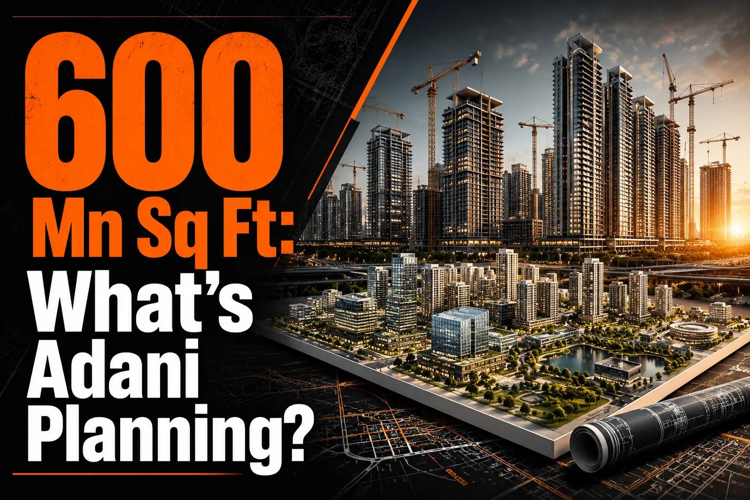 Adani Group's 600 Million Sq Ft Real Estate Expansion Strategy