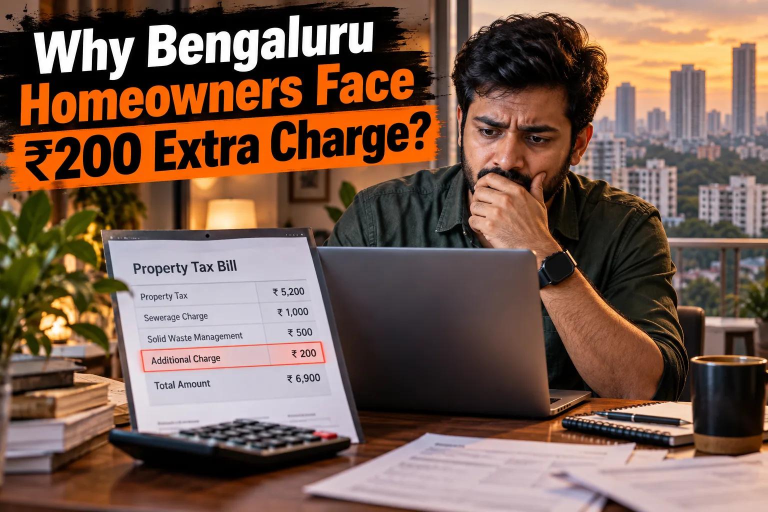 Bengaluru's ₹200 'Software Charge' Explained: Taxpayer Outcry