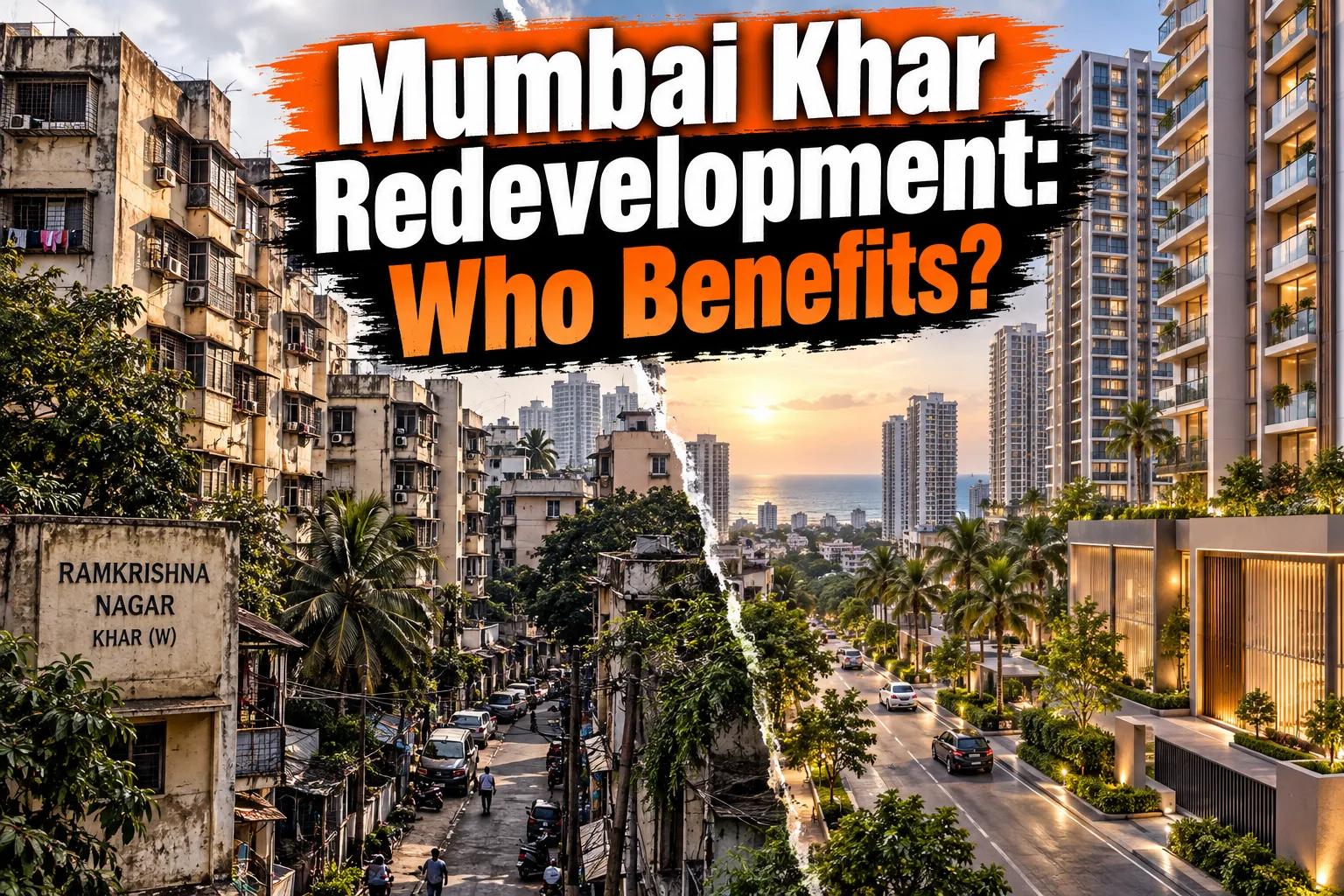Khar Redevelopment: MHADA Buildings in Ramkrishna Nagar