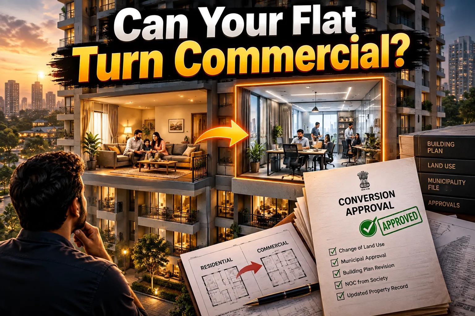 Commercial Conversion of Flats in India: Legal & Financial Guide