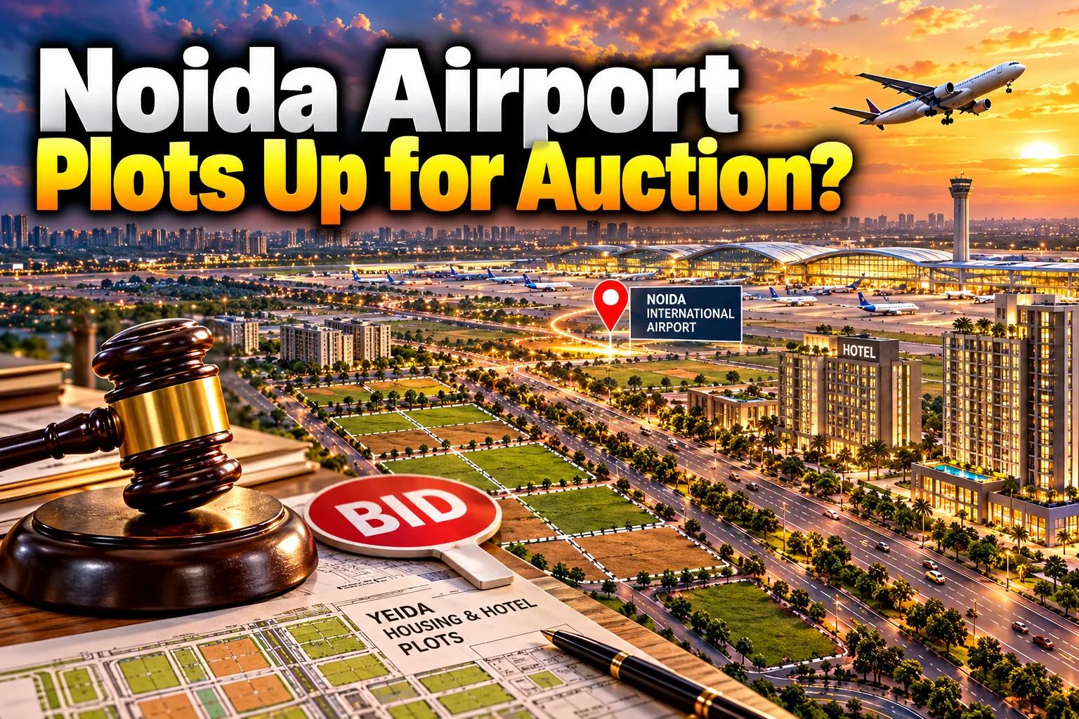 YEIDA Auctions 20 Land Parcels Near Noida Airport for Development