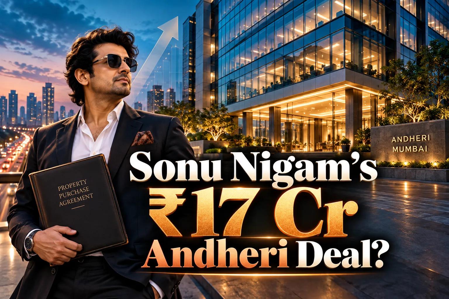 Sonu Nigam's ₹17 Cr Andheri West Commercial Property Buy