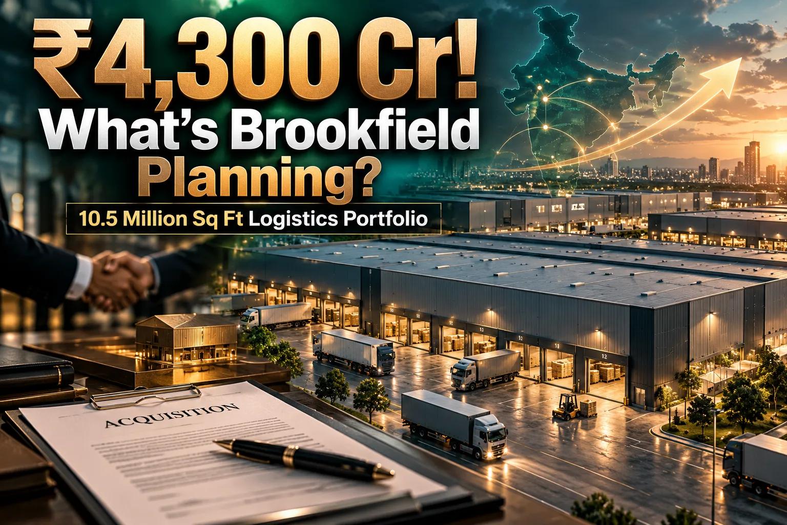 Brookfield Enters India Warehousing with ₹4,300 Cr ESR Deal