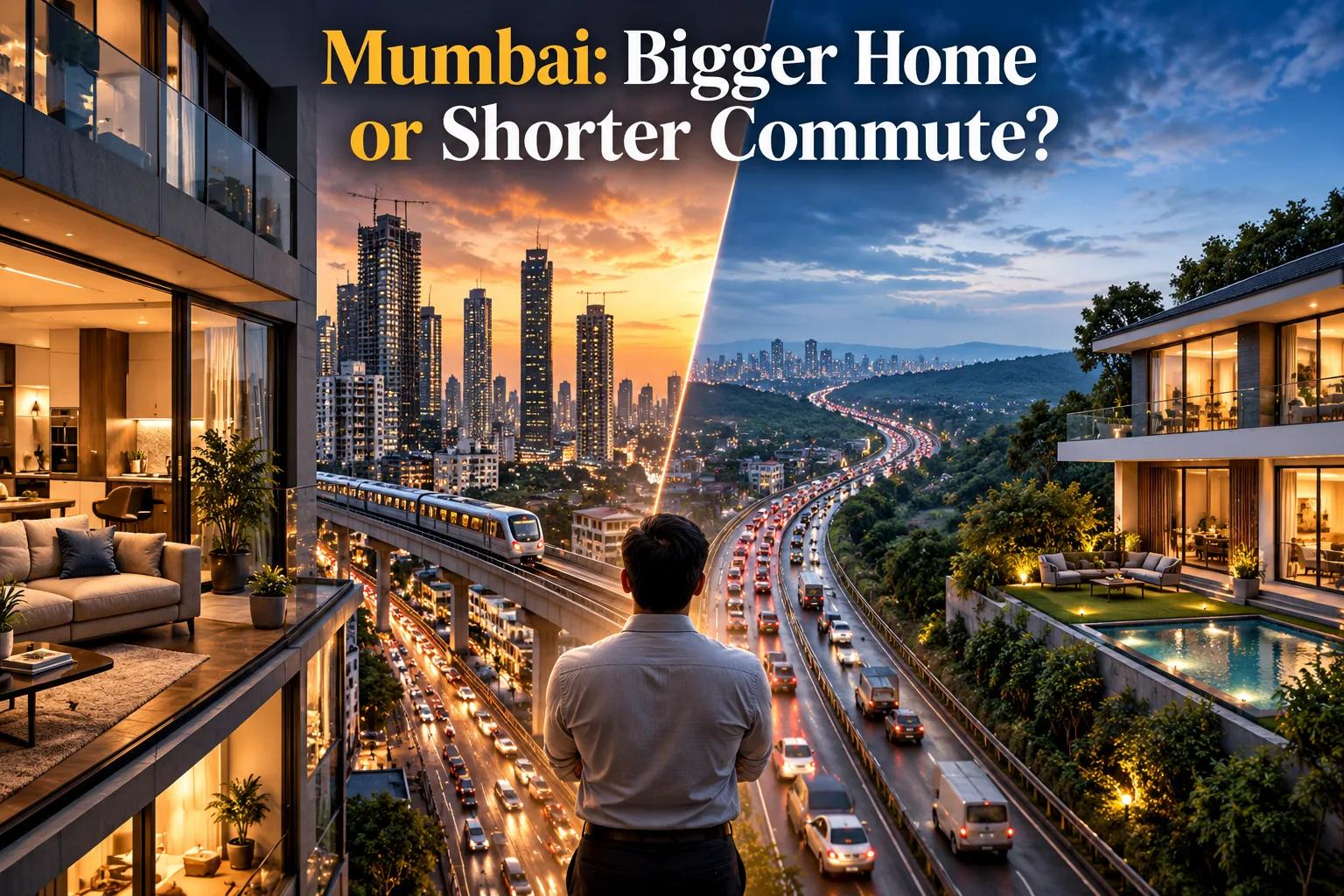 Mumbai Home Buyer Guide: Small Home Near Work vs. Bigger Home Far