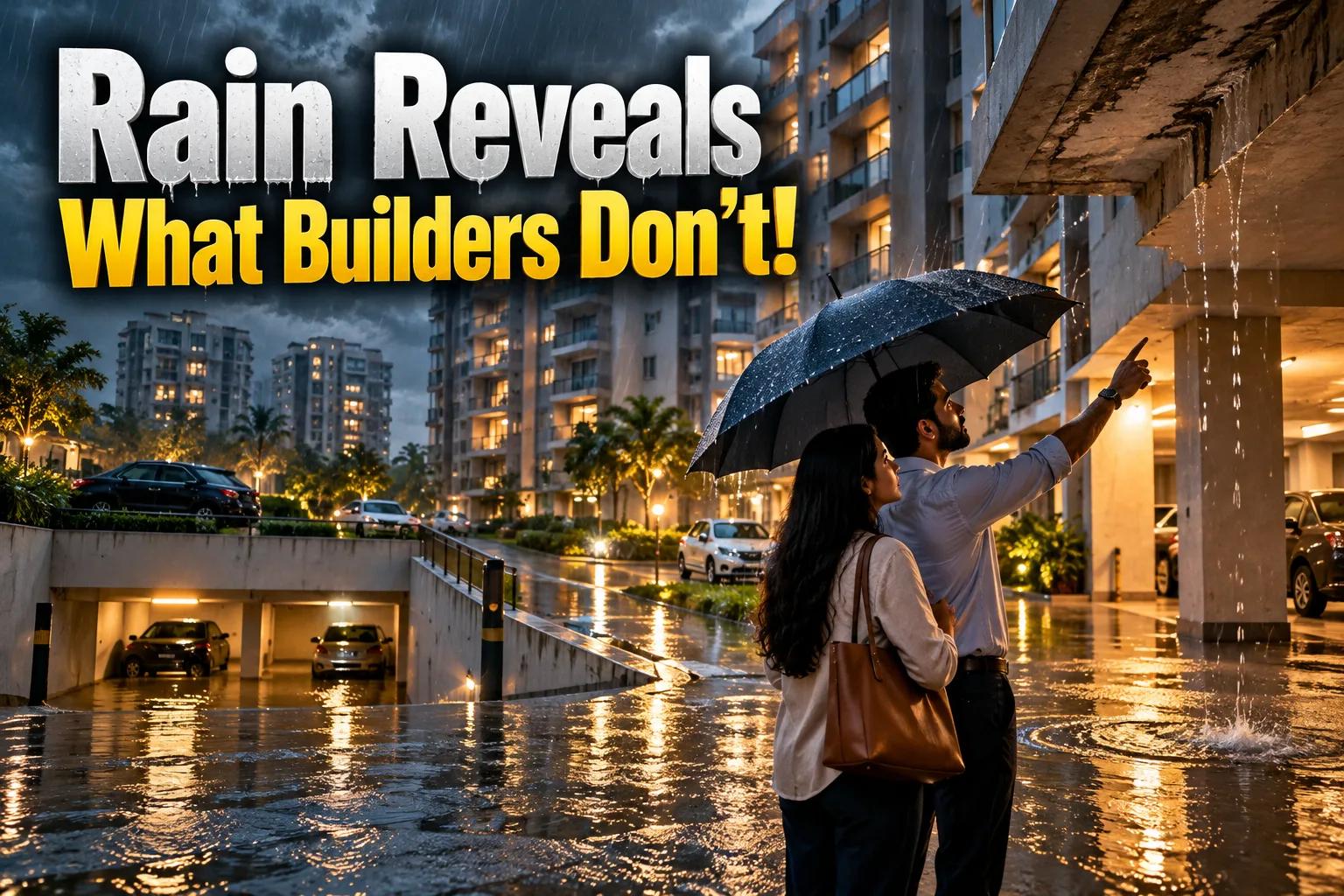 Property Inspection: Visit After Rain Before Buying