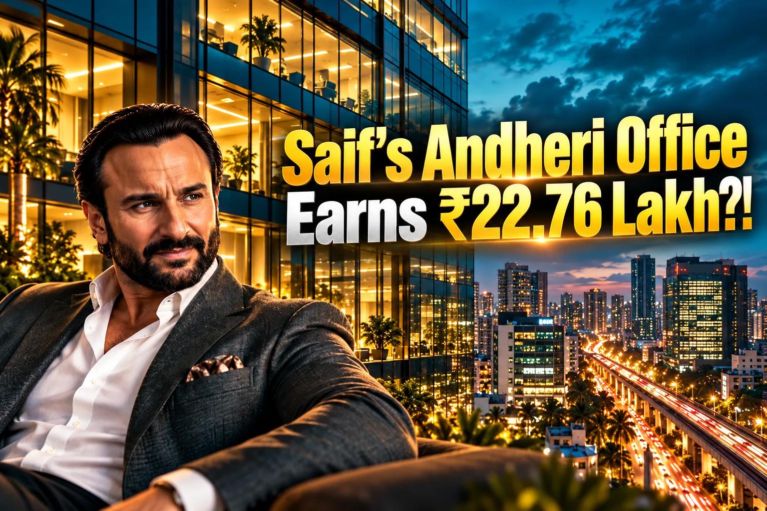 Saif Ali Khan's ₹14 Cr Andheri Office Rental Strategy Explained