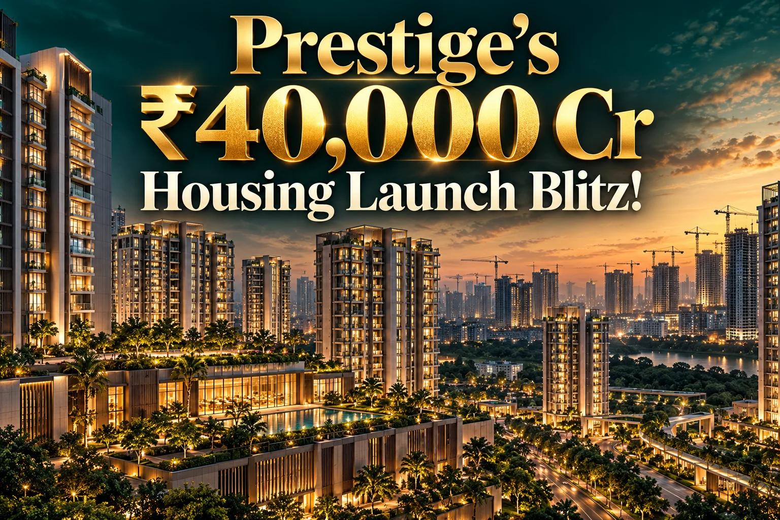 Prestige Group's ₹40,000 Cr Launch Blitz: Market & Buyer Impact