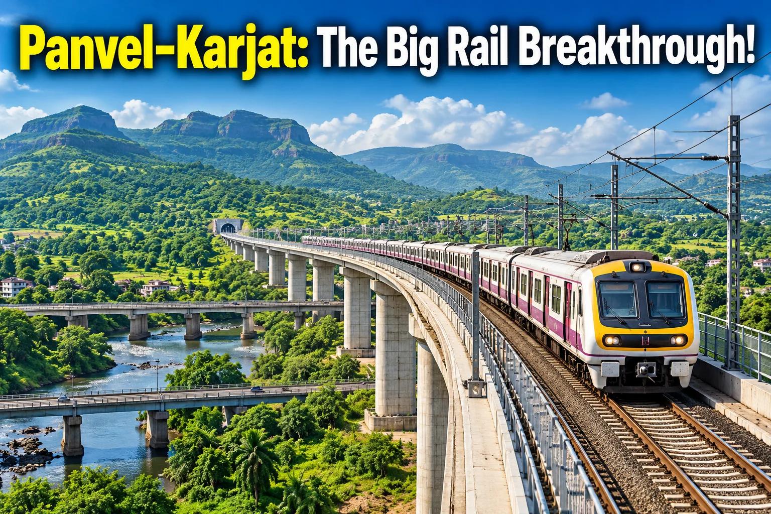 Panvel–Karjat Suburban Corridor Nears Completion: Commuter Impact