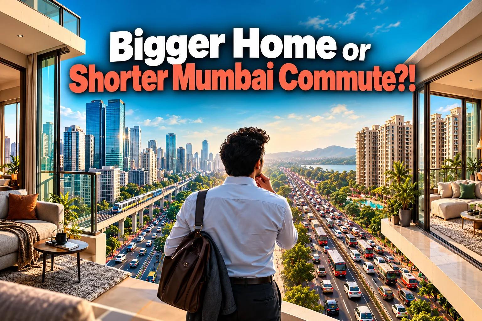 Mumbai Home Buyer: Small Flat Near Work vs Big Home Far Away