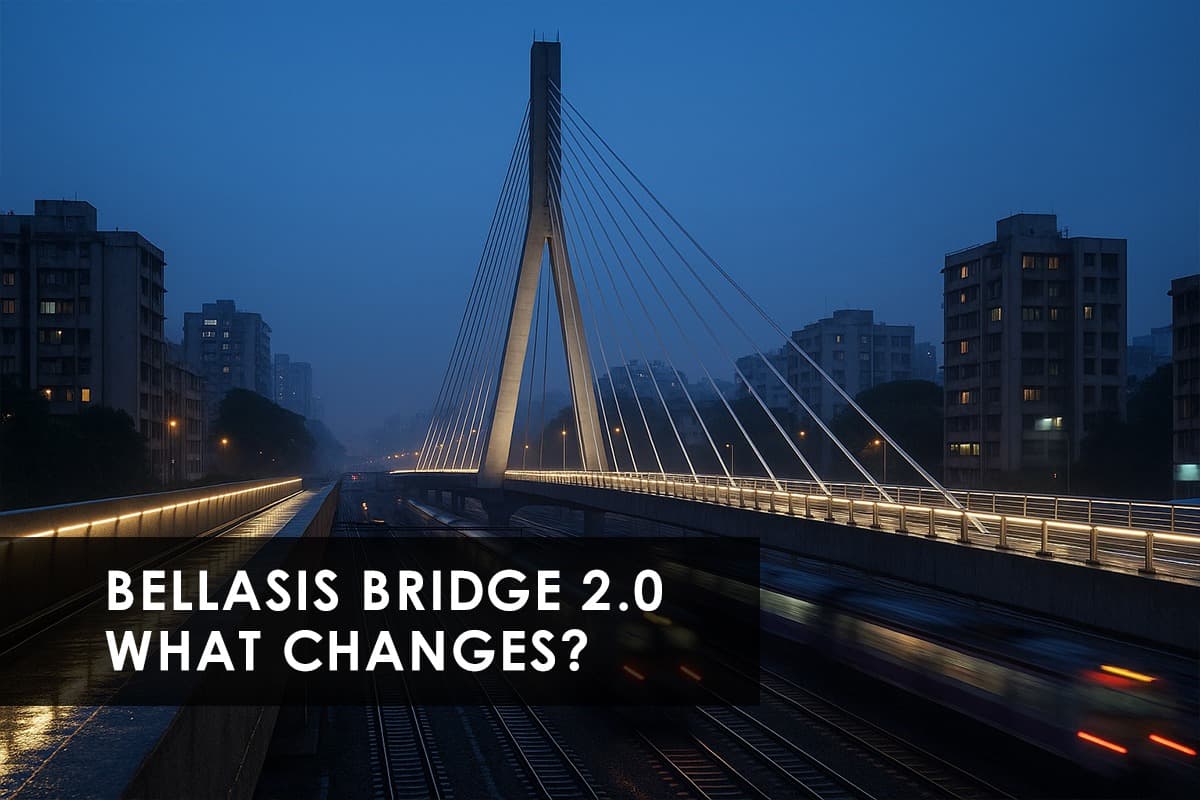 Mumbai’s Bellasis Bridge: From British-Era Overpass to Modern Cable-Stayed Connector - Thumbnail image