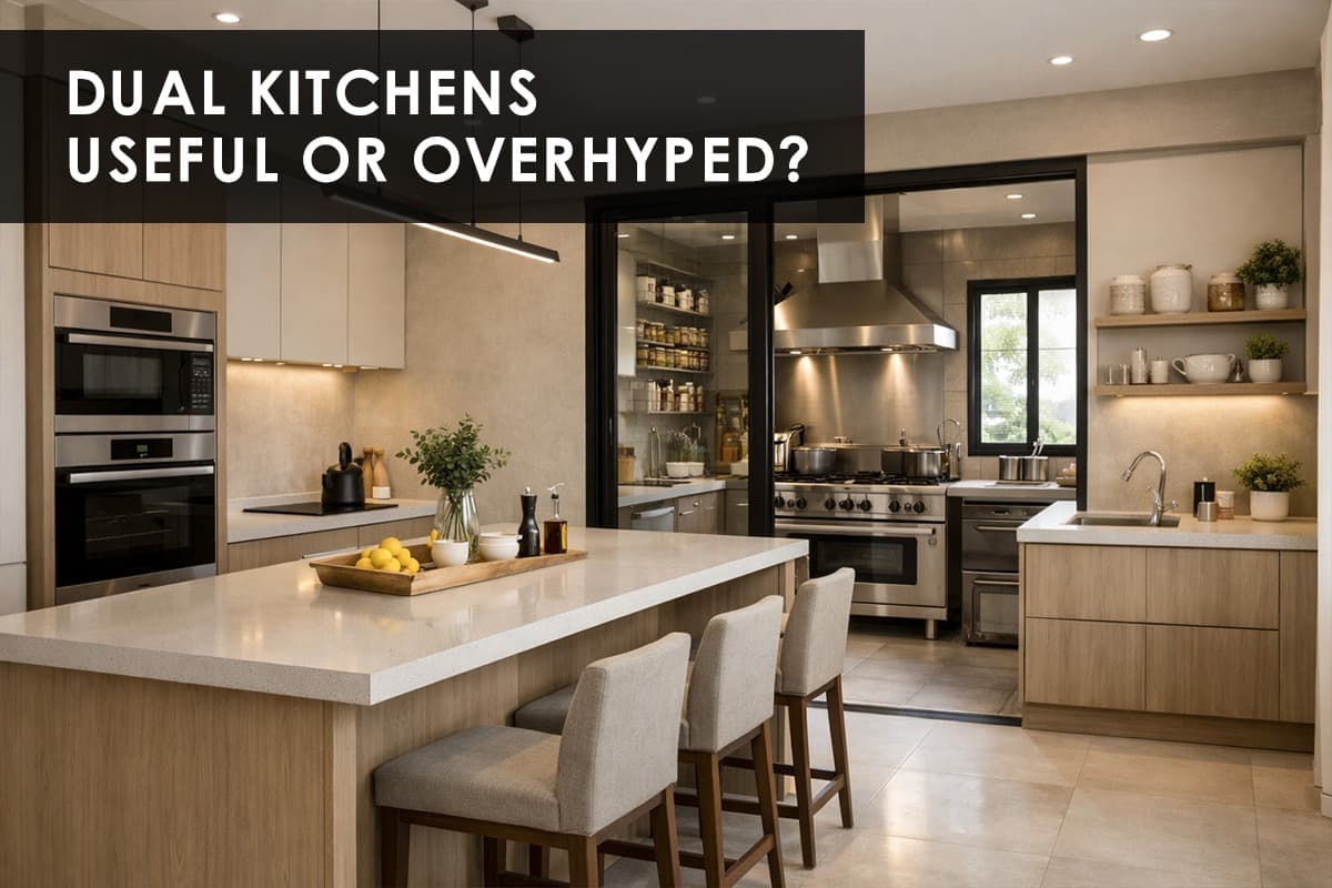 Dual Kitchens in Indian Homes: Practicality vs. Trend - Featured blog image