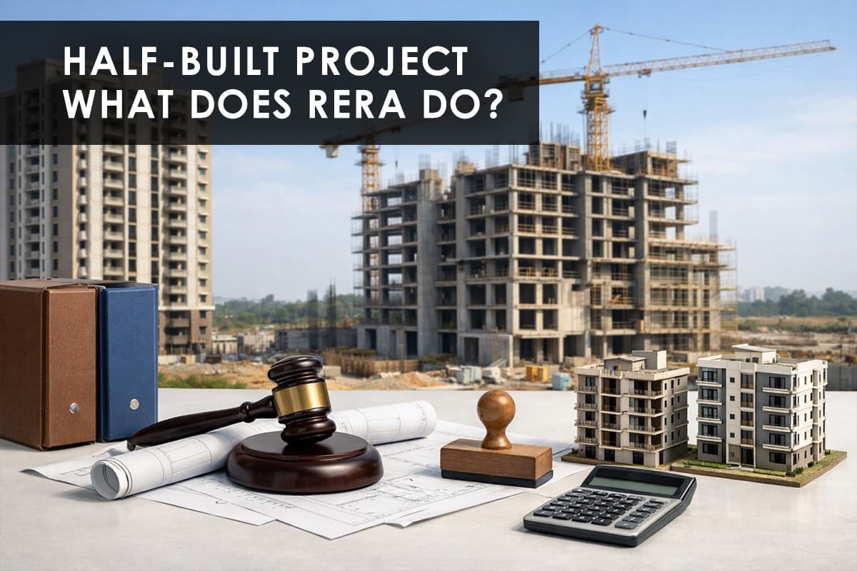 How RERA Protects Homebuyers in Partially Completed Real Estate Projects - Featured blog image