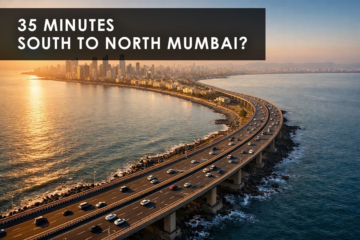 Nariman Point to Virar in 35–40 Minutes: Mumbai’s Coastal Road Extension and its Impact - Featured blog image