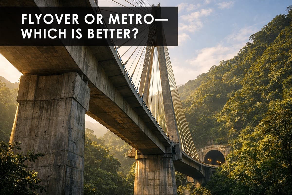 Buying a Home Near a Flyover or Metro Depot: Advantages and Disadvantages - Featured blog image