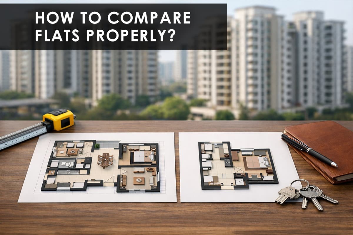 Comparing Flats: A Guide to Using Carpet Area for Smart Home Buying - Featured blog image