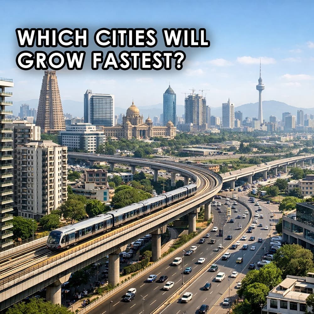 Fastest Growing Cities in India for Real Estate Investment in 2025 - Feature image