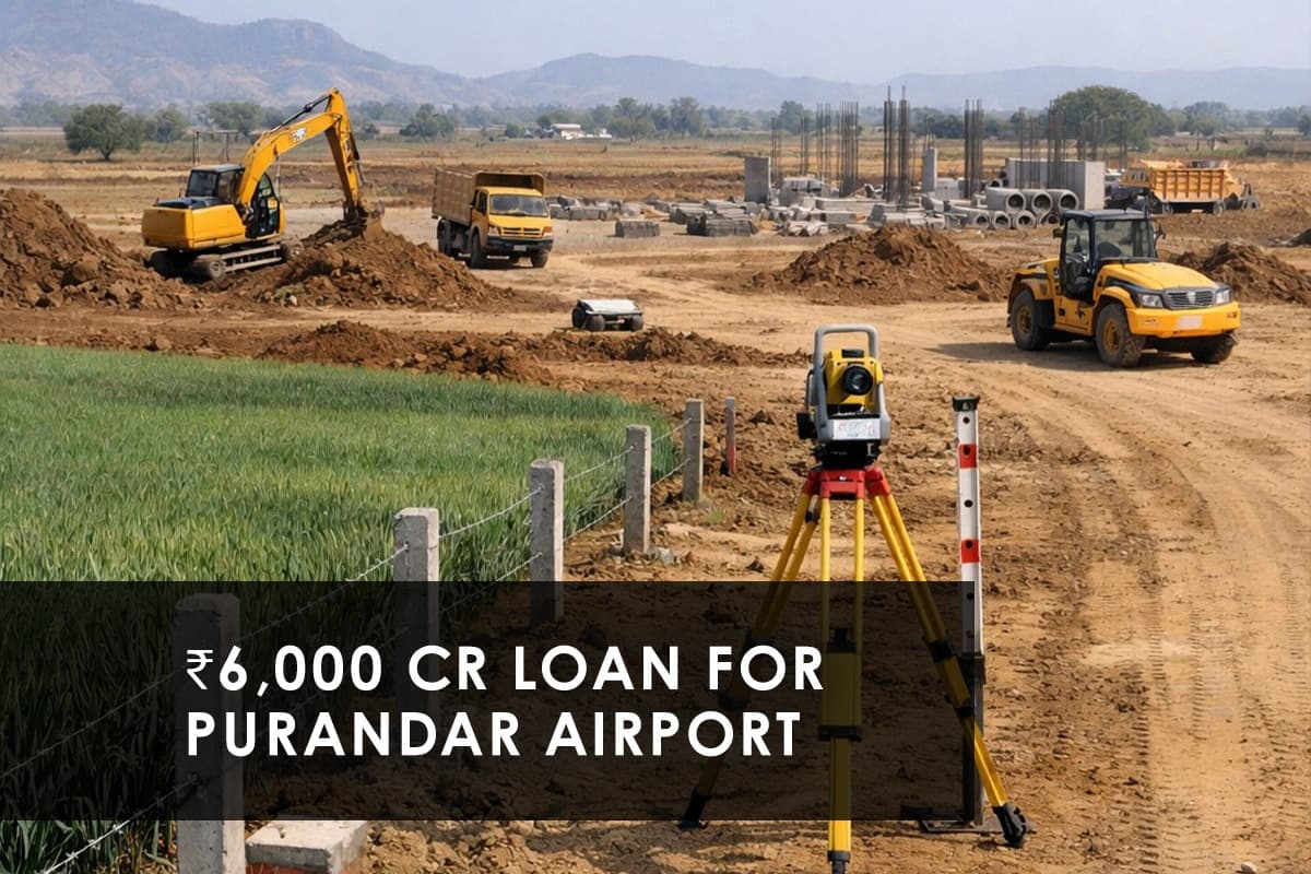 Maharashtra Clears ₹6,000 Crore Funding Push for Pune’s New Purandar Airport - Thumbnail image