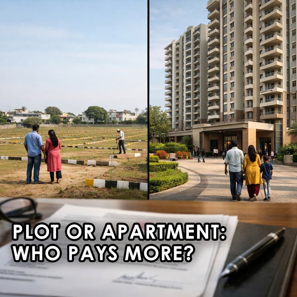 Understanding Stamp Duty Differences: Plots vs. Apartments in India - Feature image