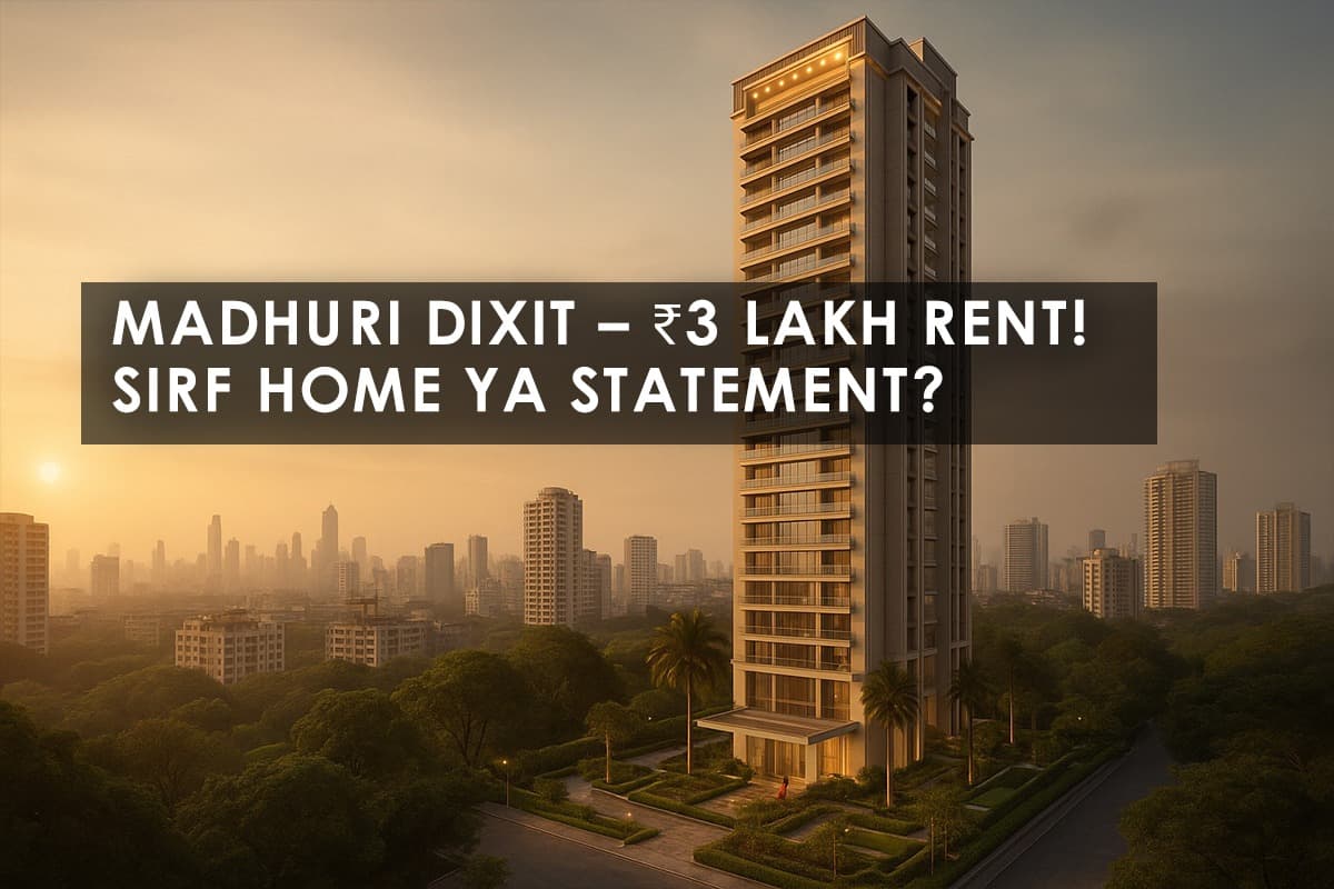 Madhuri Dixit Rents Property in Mumbai’s Andheri West for ₹3 Lakh Per Month: A Real Estate Analysis - Featured blog image