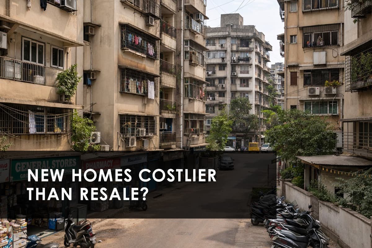 New Homes vs. Resale in Mumbai & Pune: Understanding the 20%+ Price Difference - Thumbnail image