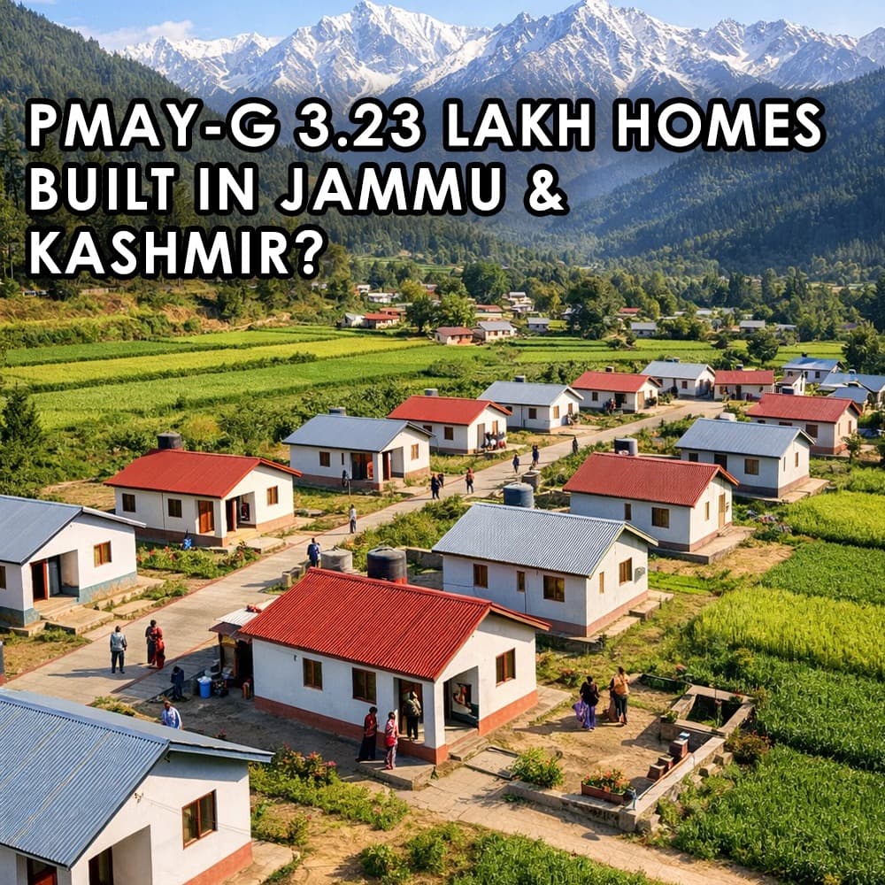 Jammu and Kashmir's PMAY-G Achievement: Impact of 3.23 Lakh Rural Homes - Feature image