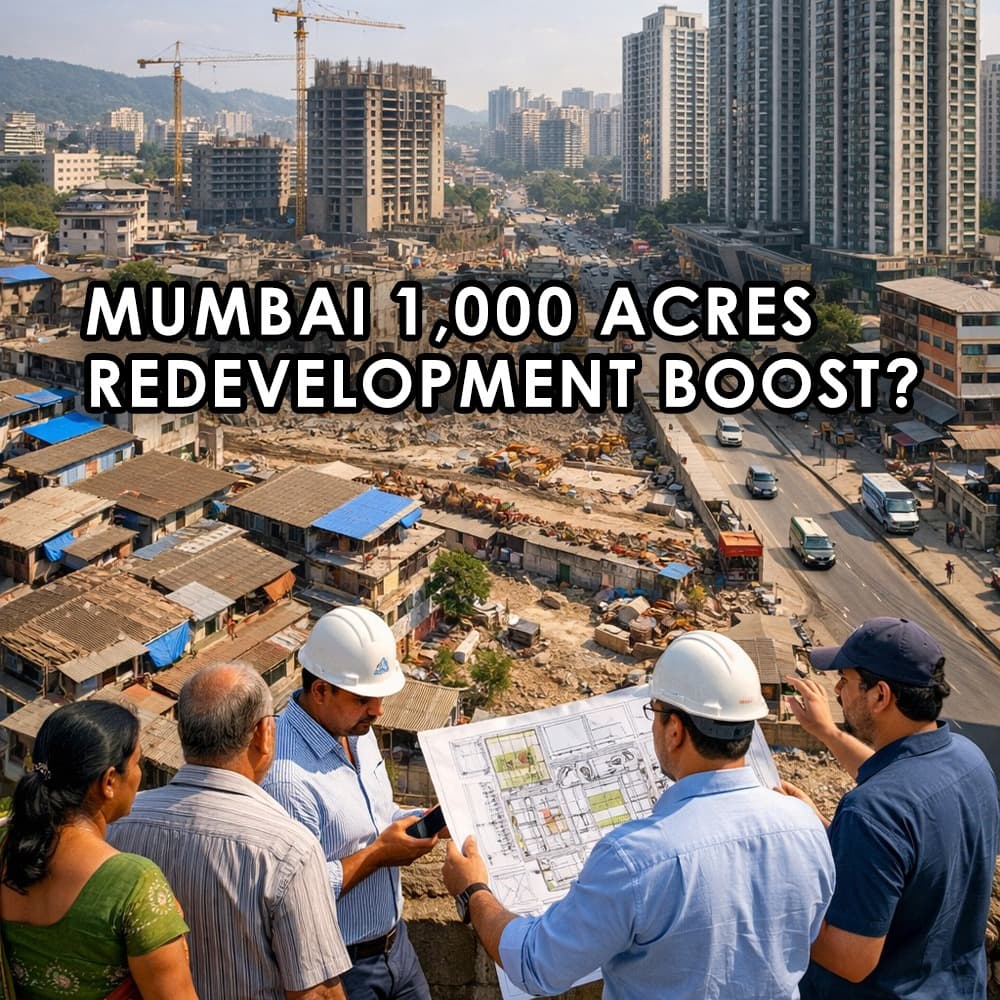 Mumbai's 1,000-Acre Cluster Redevelopment Push: Analyzing the Impact - Feature image