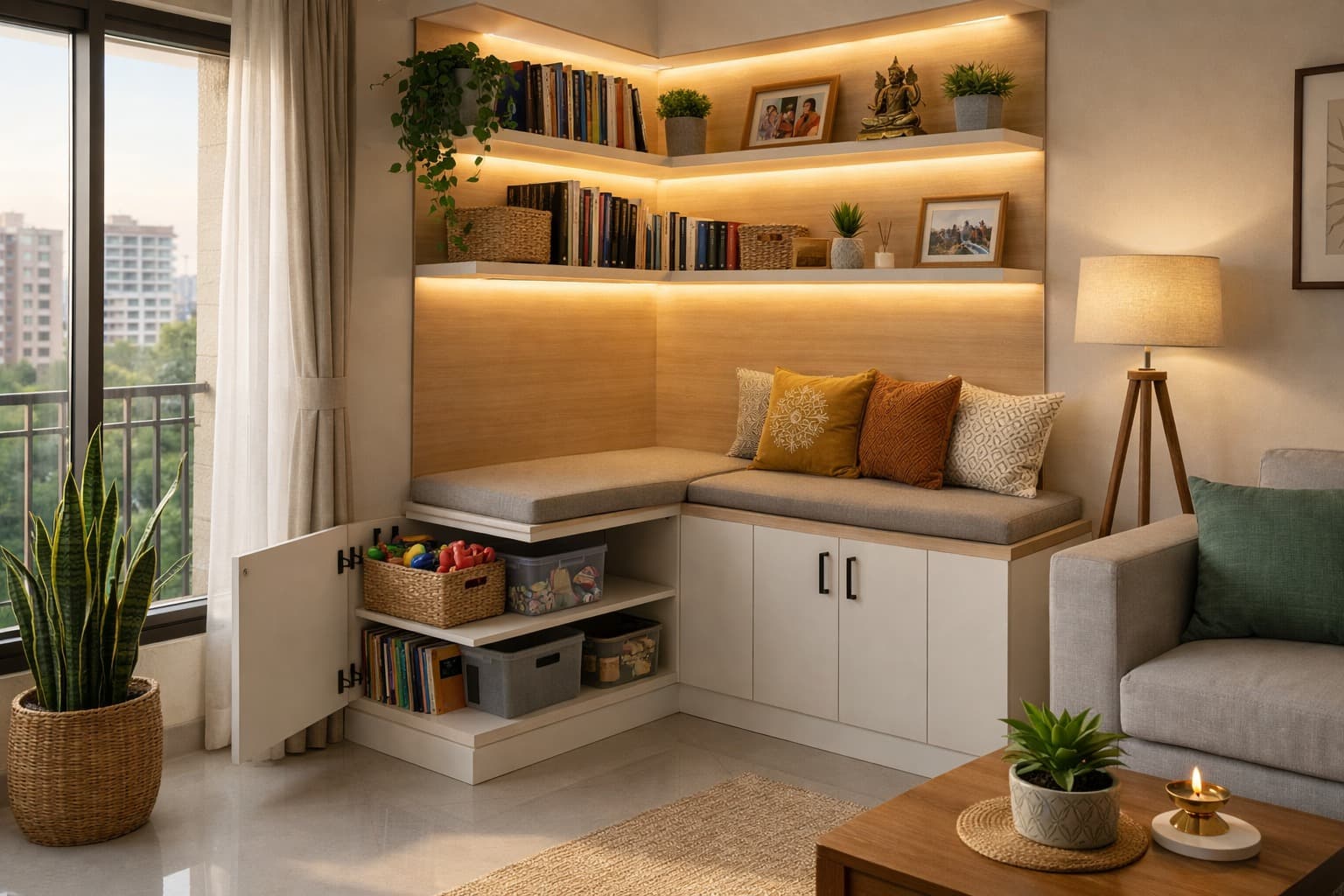 Corner Storage Solutions for Indian Flats: Maximizing Space in Every Angle - Thumbnail image