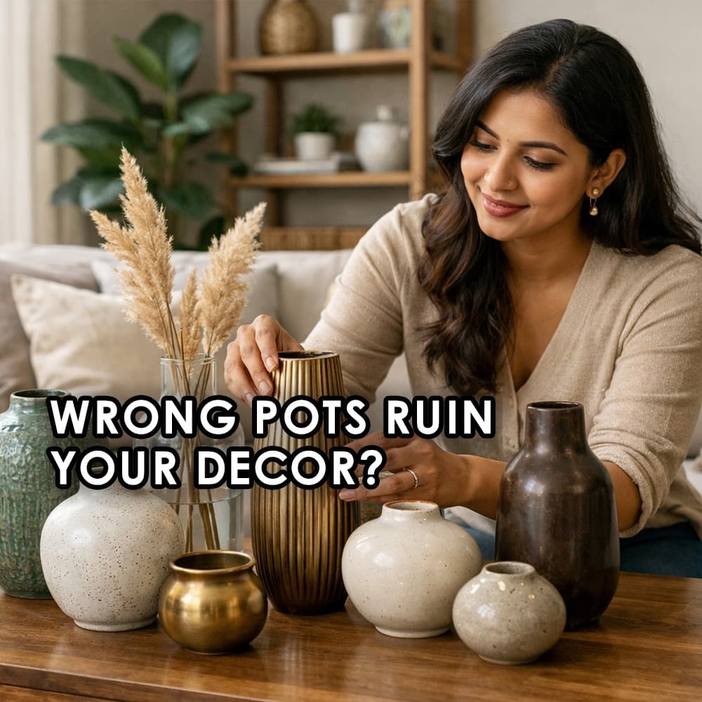 Choosing Vases and Pots for Balance in Indian Homes: A Practical Guide - Feature image