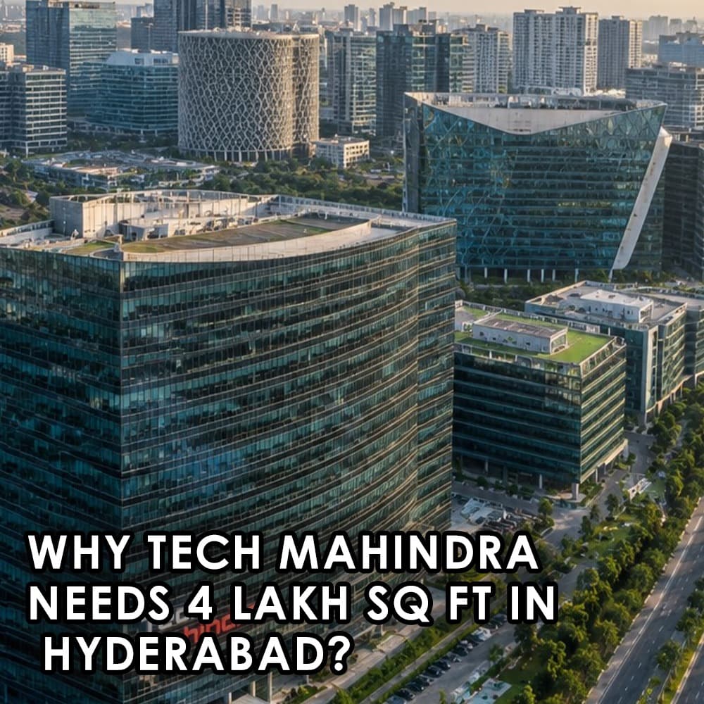 Tech Mahindra Locks In Rs 410 Crore, 10-Year Hyderabad Deal: What This Says About India's IT Office Market - Feature image