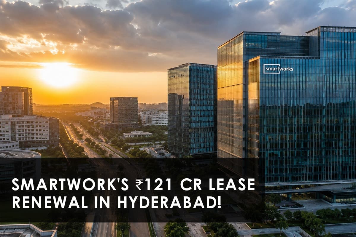 Smartworks Locks In Hyderabad for Five More Years With a Rs 121 Crore Lease Renewal - Thumbnail image