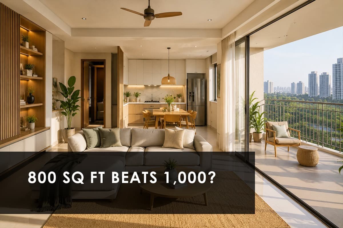 Why a Smaller Flat Sometimes Feels Roomier Than a Bigger One - Featured blog image