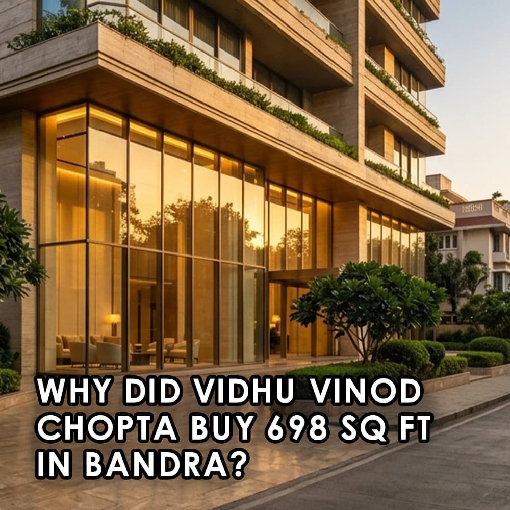 Vidhu Vinod Chopra Pays Rs 7.75 Crore for a 698 Sq Ft Bandra Flat: The Story Behind the Numbers - Feature image