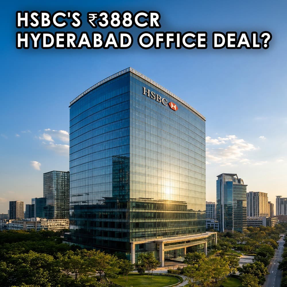 HSBC's Rs 388 Crore Hyderabad Lease Tells You Everything About India's Office Market Right Now - Feature image